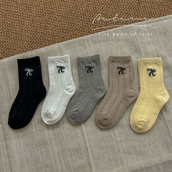  Tất cao cổ nơ nhí gân nổi Kid 