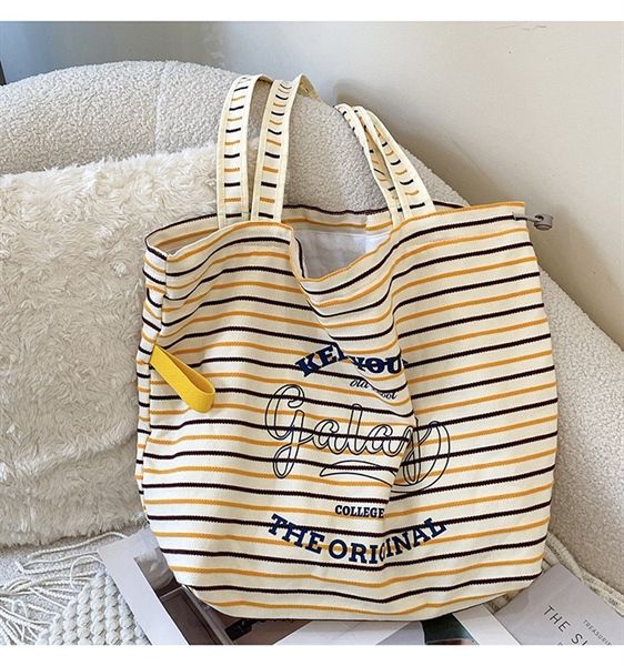  Túi tote kẻ ngang Galaxy 