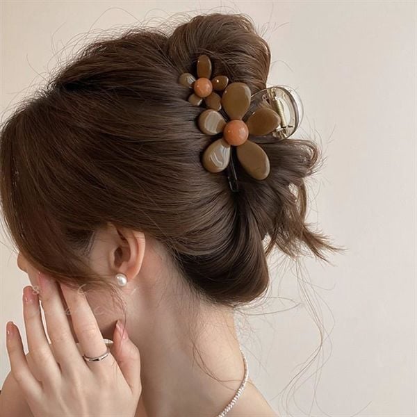  Kẹp càng cua 2 hoa to nhỏ 