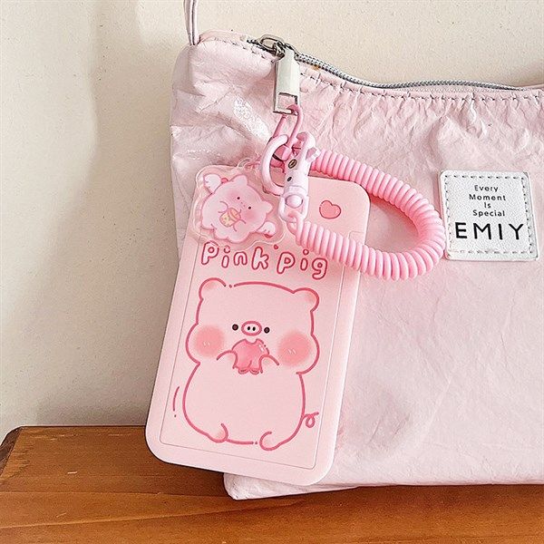  Đeo thẻ dây lò xo heo ăn đào 