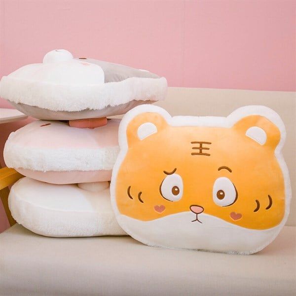  Gối thú viền lông 40cm 