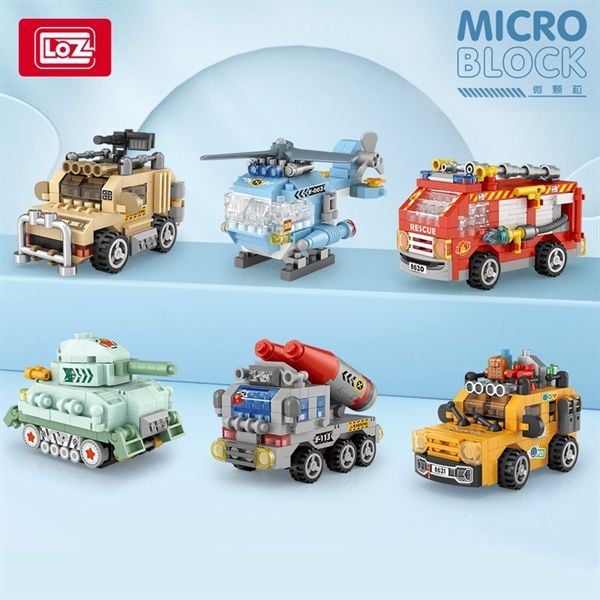  Xếp hình mini phương tiện (túi) 