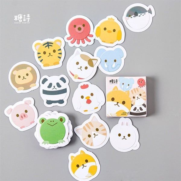 Buy 2Pcs Self Adhesive Animal Unicorn Small Stickers for Kids