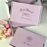  Hộp quà gập Rose Sweet tím 20x13cm 