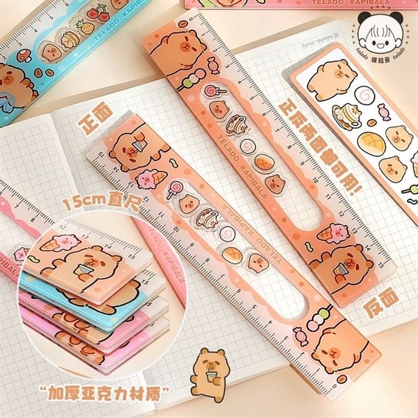  Thước kẻ lắc hình Capybara Telado 