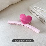  Kẹp càng cua trái tim hồng 