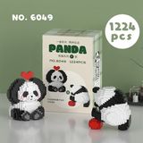  Xếp hình Panda - Đội tim 