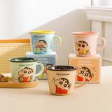  Cốc Shinchan viền màu 340ml 