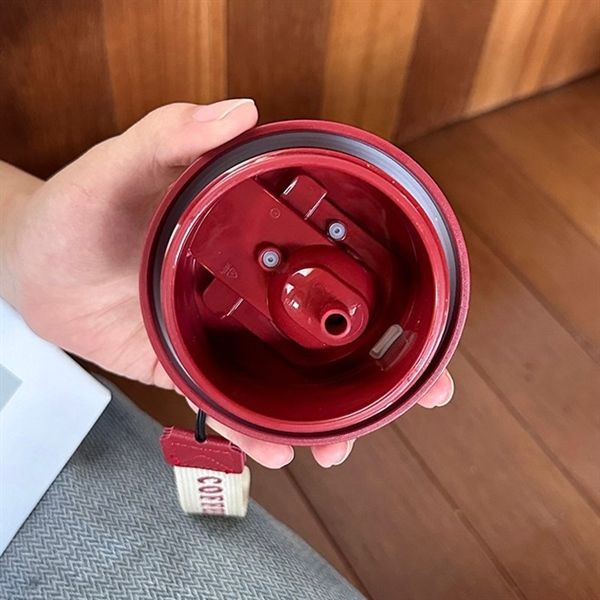  Cốc giữ nhiệt Coffee 500ml - Mèo táo sọc 