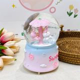  Quả cầu đèn nhạc kim tuyến đu quay hoa 