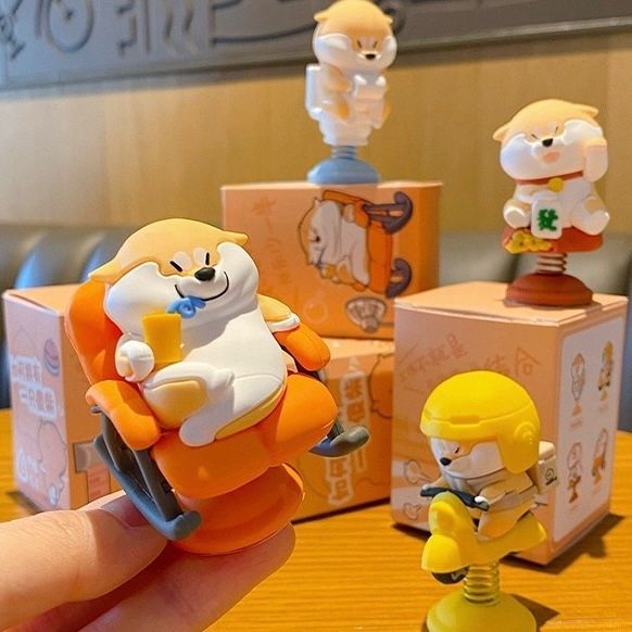  Mô hình Shiba lò xo 