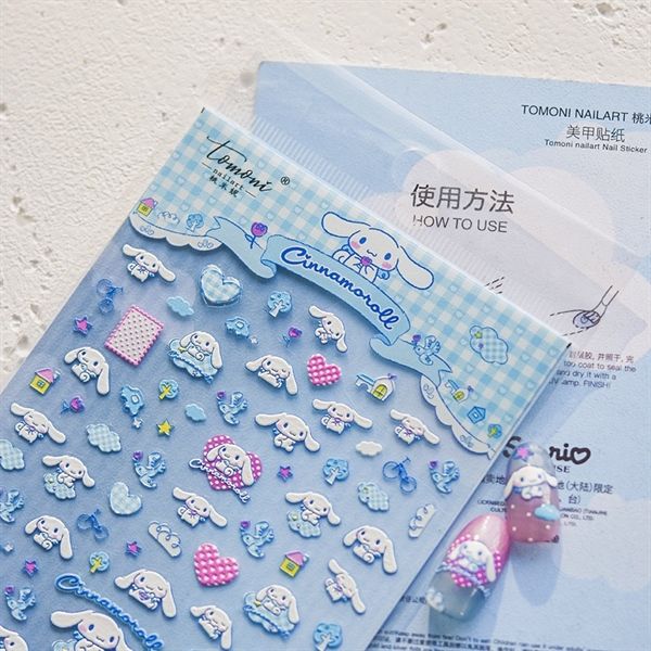 Sticker dán móng Tomoni Sanrio 