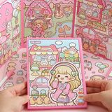  Sticker nổi nam châm 3 background bé Telado 