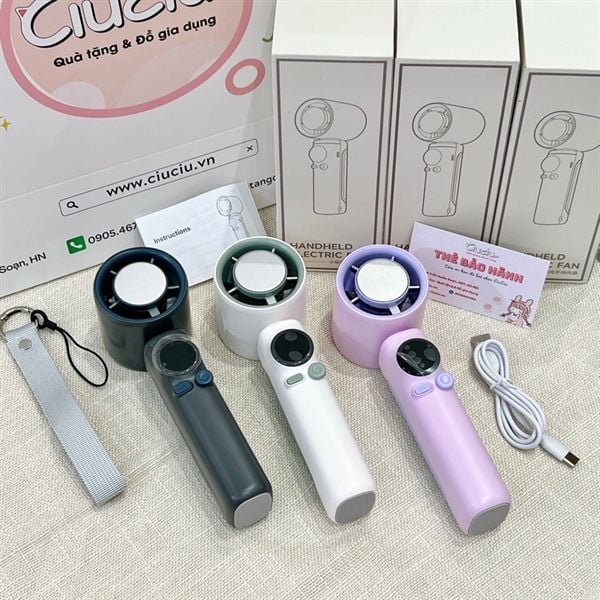  Quạt sò lạnh 100 nấc gió 3000mAh 
