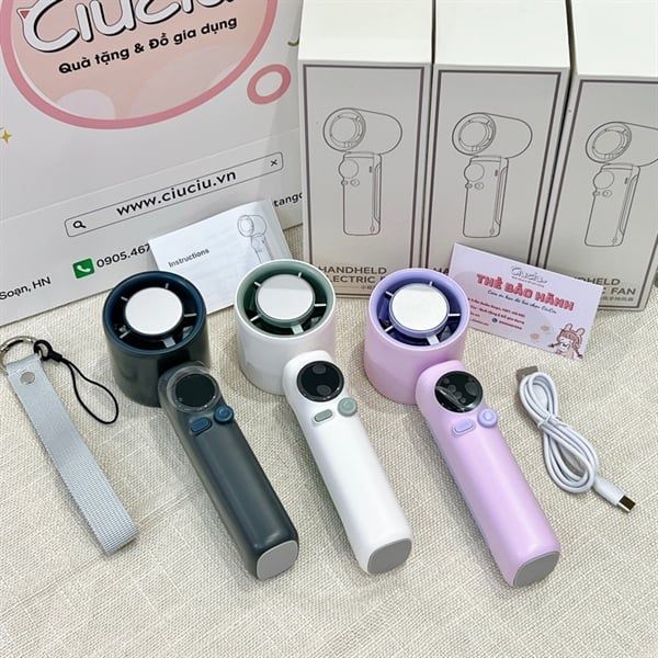  Quạt sò lạnh 100 nấc gió 3000mAh 