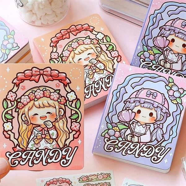 Sổ mini bé Telado + Sticker 8x10cm 80 trang 