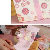  Thiệp hoa văn layer đính hạt ngọc 