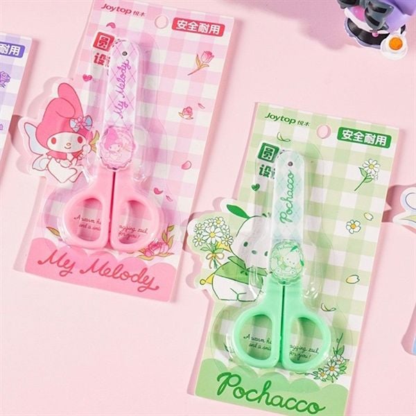  Kéo Sanrio + bọc đầu đính charm 