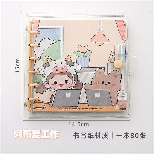  Sổ lò xo kim loại Telado 15cm 80 trang 