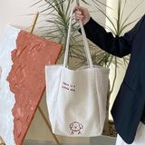  Túi tote 2 mặt BeYou Merci cún 