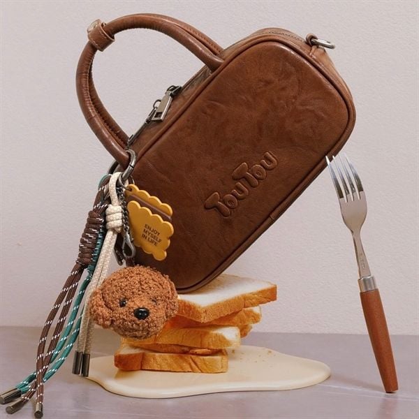  Túi TouTou charm cún + 3 dây vải 