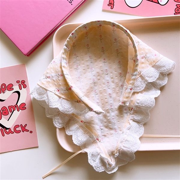  Bờm kèm khăn tam giác vintage 