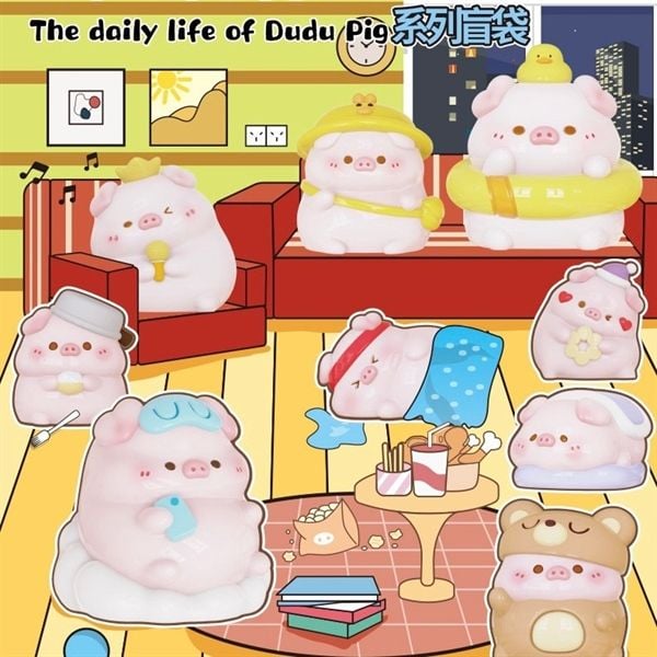  Túi mù Dudu pig daily 