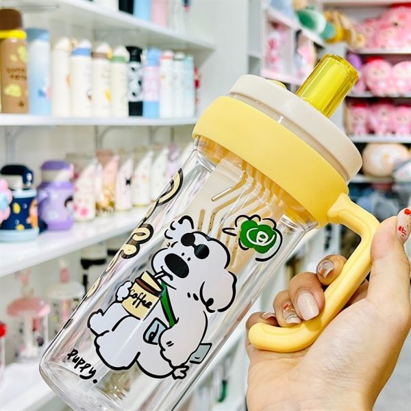  Cốc trong lọc trà thú dễ thương 800ml 