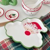  Set bát đĩa Giáng Sinh hộp quà xanh (6 món) 