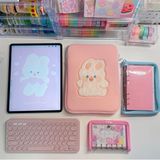  Túi đựng ipad / laptop thỏ trắng 