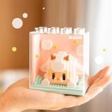  Xếp hình thú hộp kính 9x9cm 