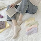  Tất You JiaXiu cổ ngắn trơn lưới 