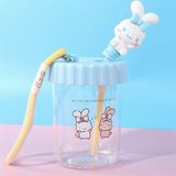  Bình Sanrio dây vải + ống hút 