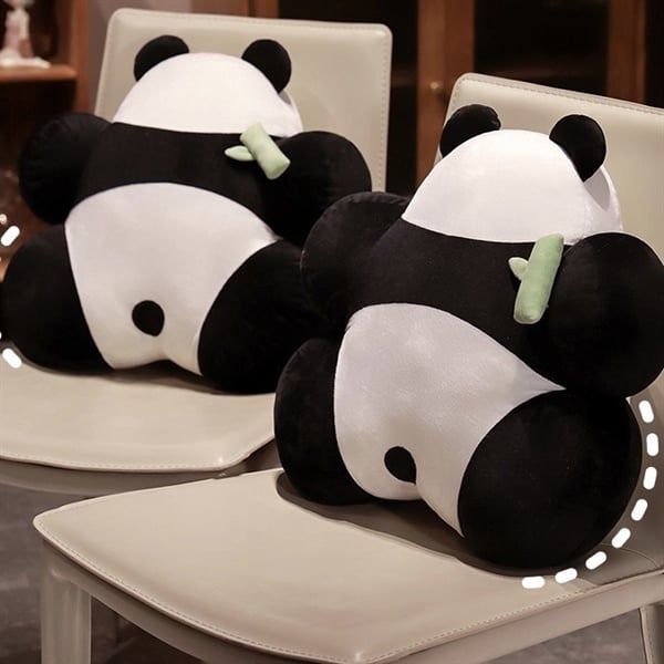  Đệm dựa lưng Panda ôm trúc 45cm 