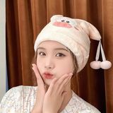  Mũ tắm trùm đầu Heo bông 