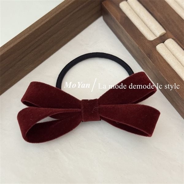  Kẹp/dây nơ kép nhung 