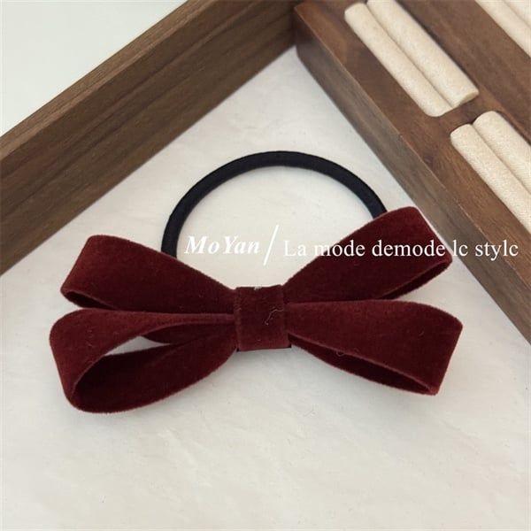  Kẹp/dây nơ kép nhung 