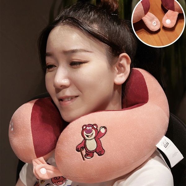  Gối cổ Lotso mix 2 màu 