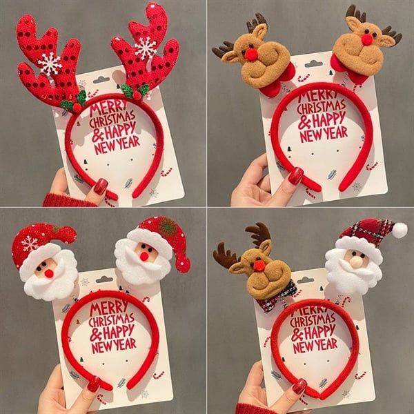  Bờm Giáng Sinh kim tuyến các mẫu 