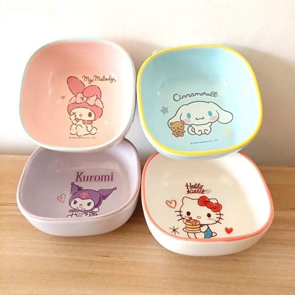  Khay gia vị Sanrio viền màu 9cm 