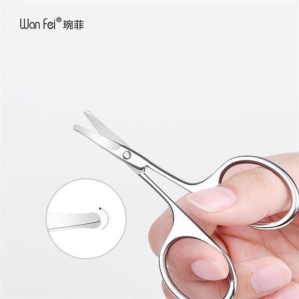  Kéo tỉa lông mũi đầu tròn 