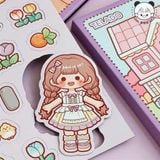  Sticker nổi nam châm 3 background bé Telado 