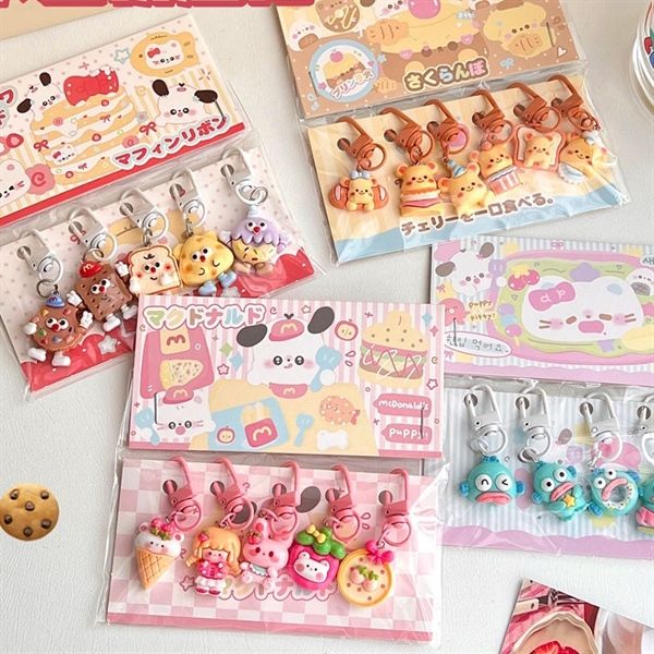  Set 6 móc khoá mini 