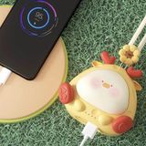  Đá sưởi kiêm sạc dự phòng phomai tuần lộc 1800mAh 