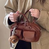  Túi Chio2nd bầu dục 2 túi móc khoá Teddy 