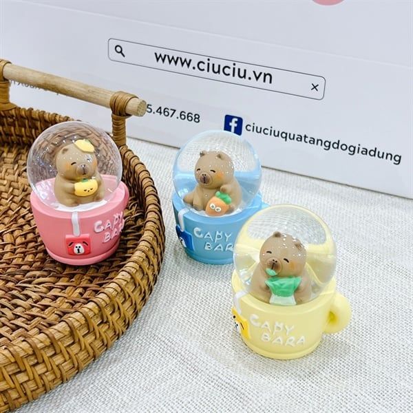  Quả cầu đèn Capybara cốc 7cm 