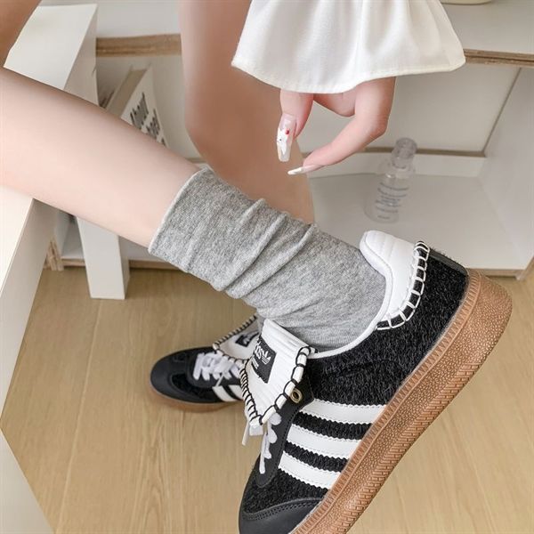  Tất DMS trơn cao cổ 