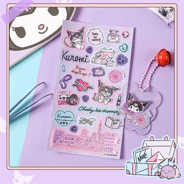  Sticker Sanrio ánh nhũ 