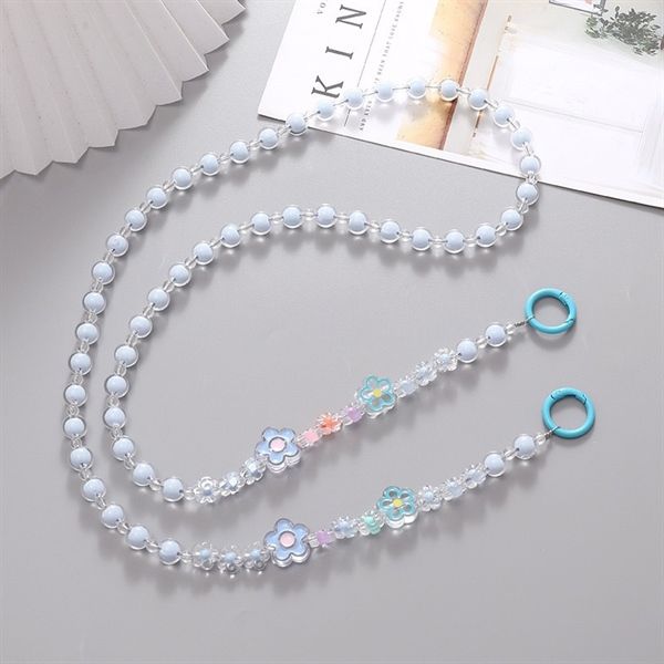  Dây dài đeo chéo thẻ/điện thoại mix hoa to nhỏ 