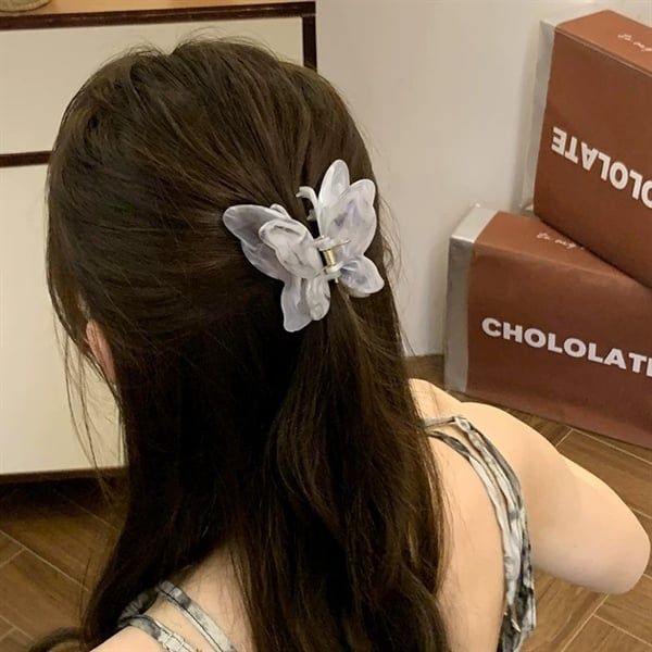  Kẹp càng cua bướm cánh kép loang 